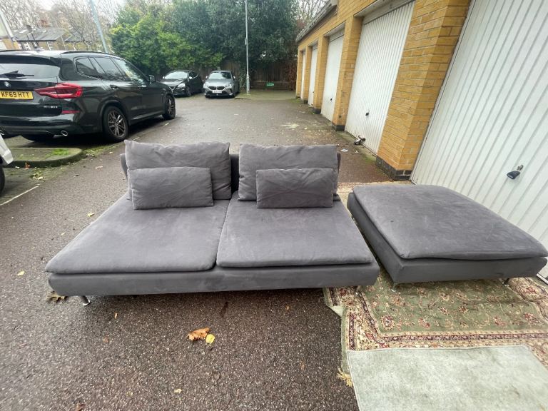 IKEA SÖDERHAMN 3-seat sofa,dark grey free London delivery