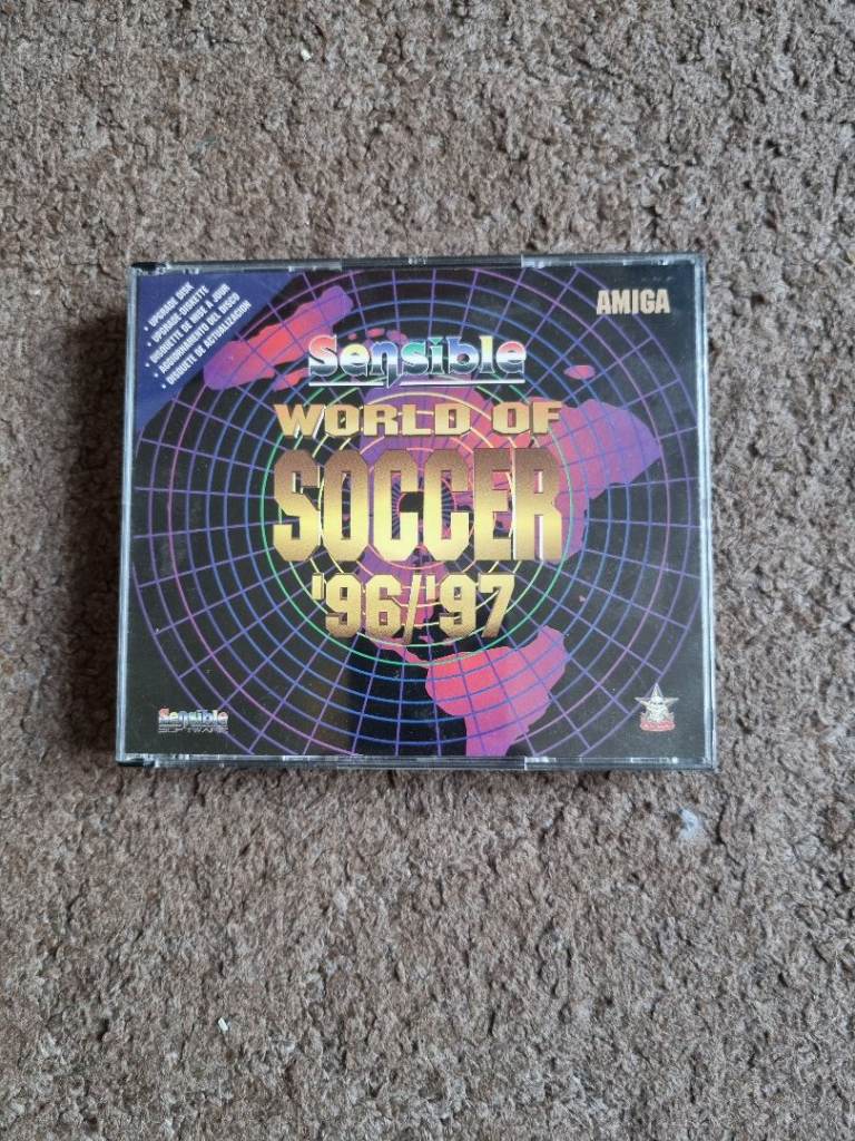Commodore Amiga Sensible World of Soccer 96/97 Video Game Upgrade Disk (2 Disks)
