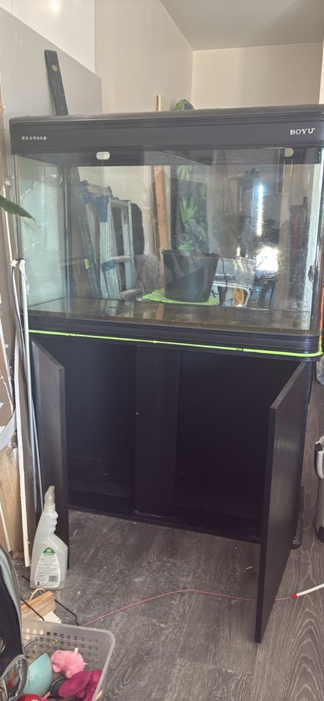 250L BOYU LZ-1000 fish tank with filter 