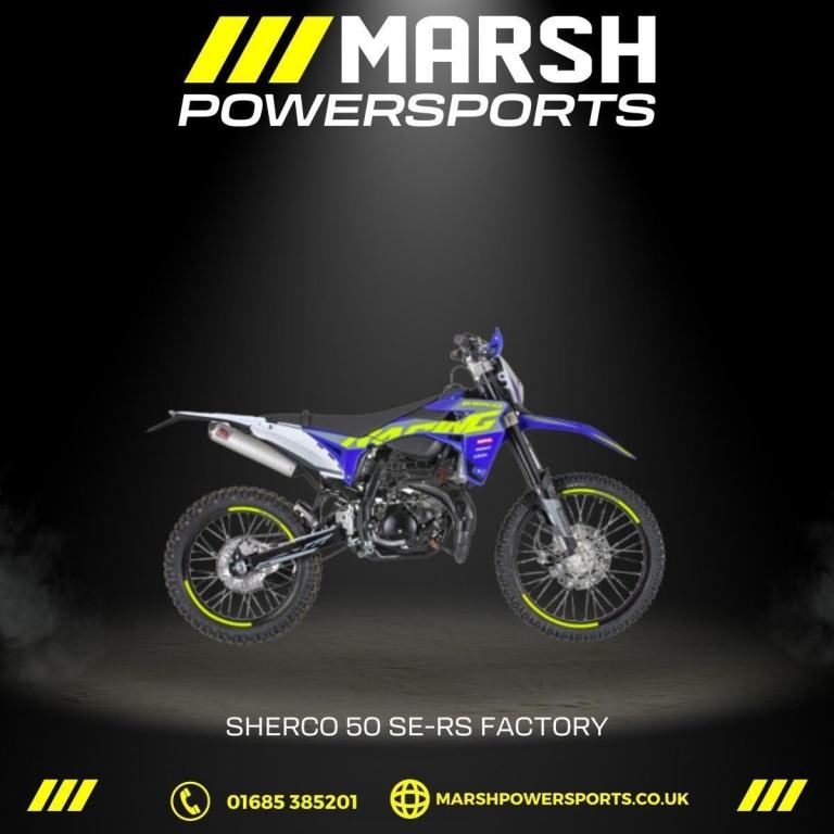 Sherco 50cc SE-RS Factory 2025 Model - Sherco Main Dealer - Reserve NOW!