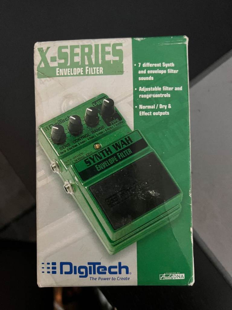 DigiTech X-Series Synth Wah Envelope Filter Pedal MINT Boxed + Booklets + Rare