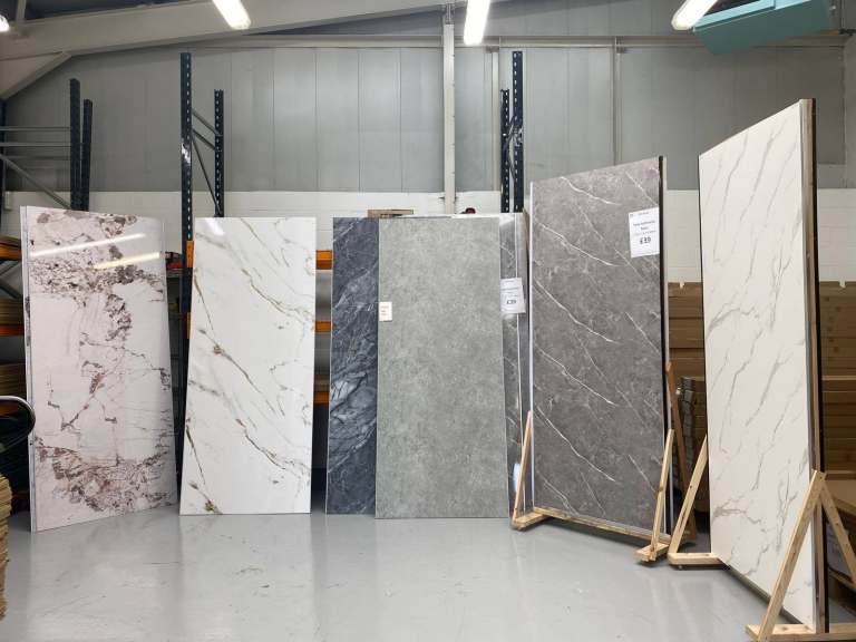 PVC Wet Wall Panels Glasgow | Bathroom Cladding, SPC & Laminate Flooring | Waterproof Wall Panels