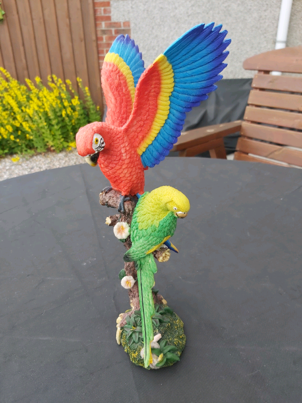 image for Two Parakeets on a tree ornament