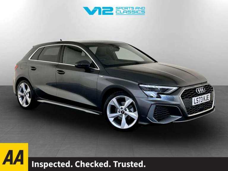 2023 Audi A3 1.0 TFSI 30 S line Sportback Euro 6 (s/s) 5dr Manual Hatchback Petrol Manual