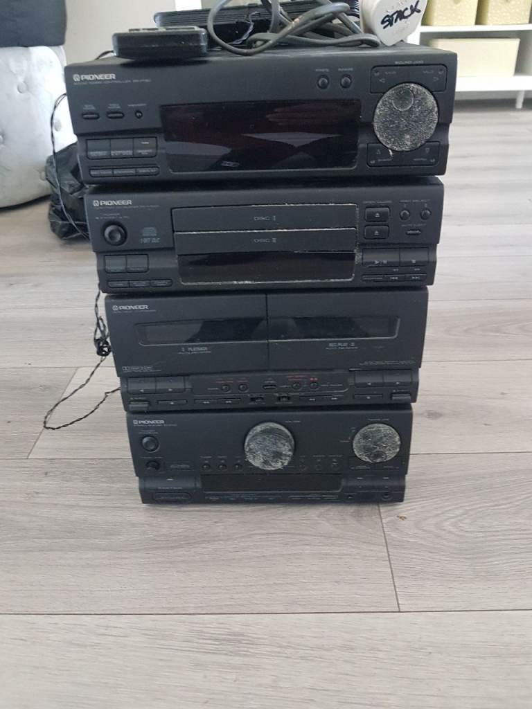 Pioneer 1990s Stereo System seperates twin CD Player Amplifier