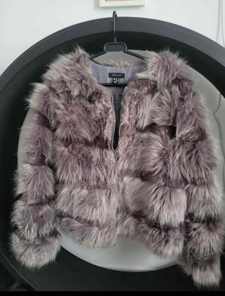 Faux fur jacket