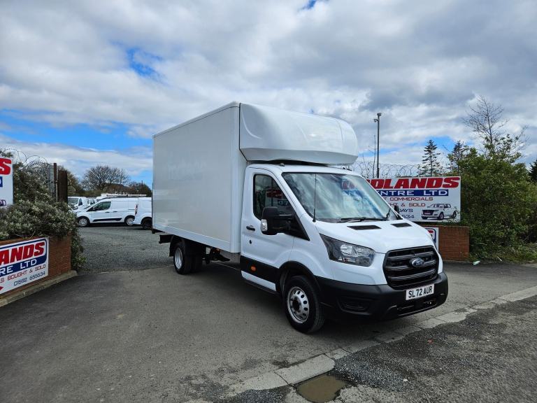 2022 ON 72 PLATE FORD TRANSIT 350 LEADER ECOBLUE LWB LUTON VAN 57K ULEZ 