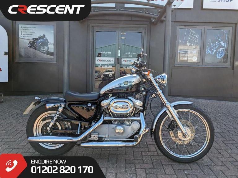 HARLEY-DAVIDSON SPORTSTER XL883C 100TH ANNIVERSARY 2003 - MUSTANG SEAT - TYRES