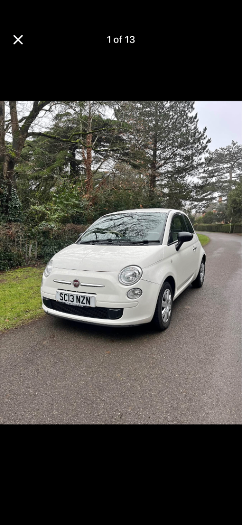 Fiat, 500, Hatchback, 2013, Manual, 1242 (cc), 3 doors