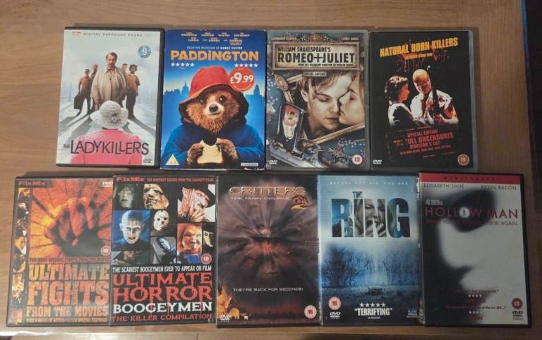 DVD Ultimate Horror Fights Critters 2 The Ring Hollow man final destination