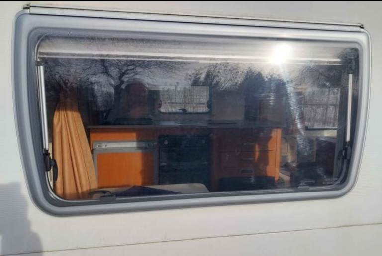 Bailey ranger caravan side dinette window 