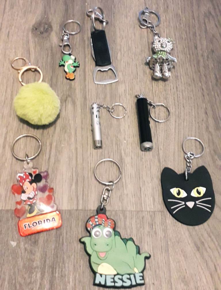 9 Keyrings 