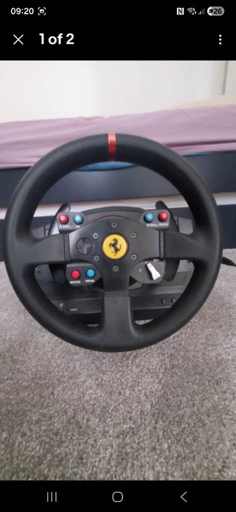 Thrustmaster t500rs with Ferrari wheel 