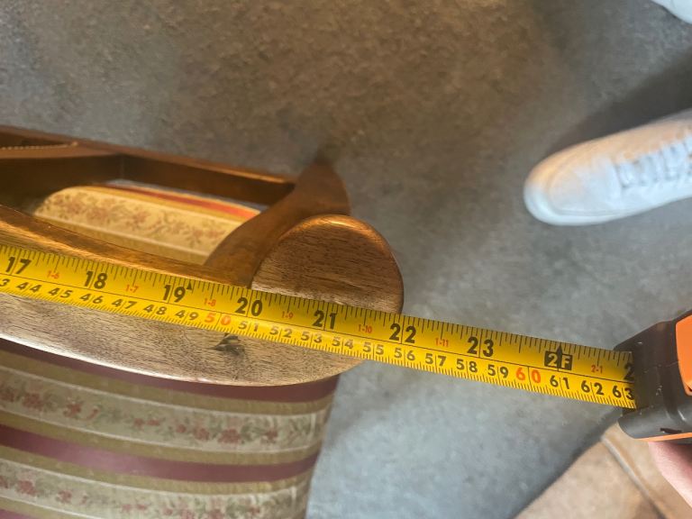 Antique Highback armchair - Recently Re-upholstered 