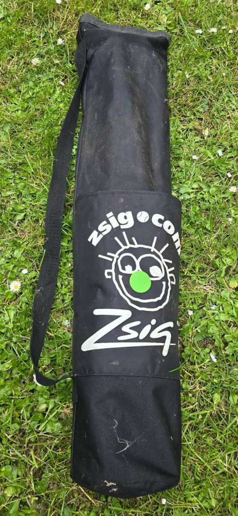 Zsig Mini Tennis 6 Metre Classic Zsignet with Missing Net & Shoulder Bag, Used