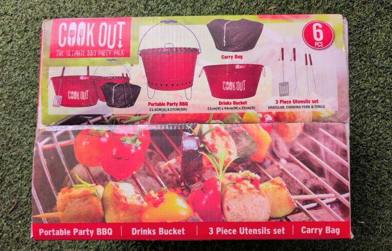Brand new portable BBQ kit with 18 piece accessory kit