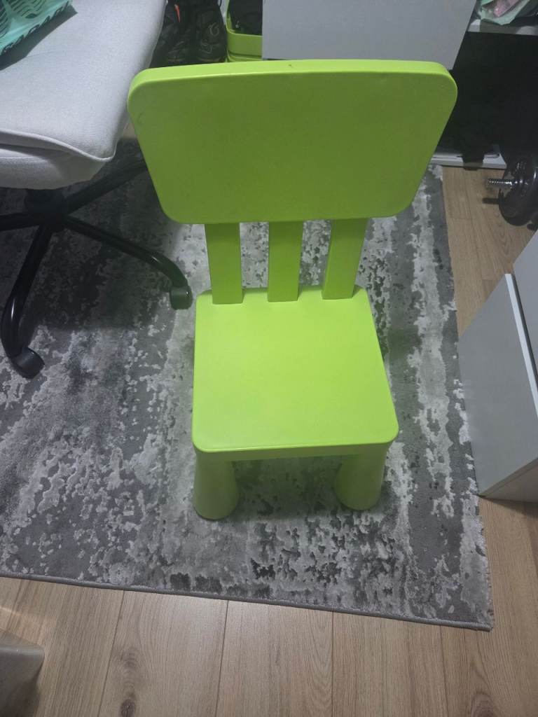 Kids Green Plastic Chair – Good Condition | in Chapelhall, North ...