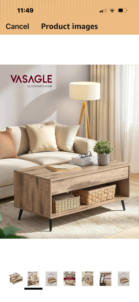 Coffee table brand new in box 