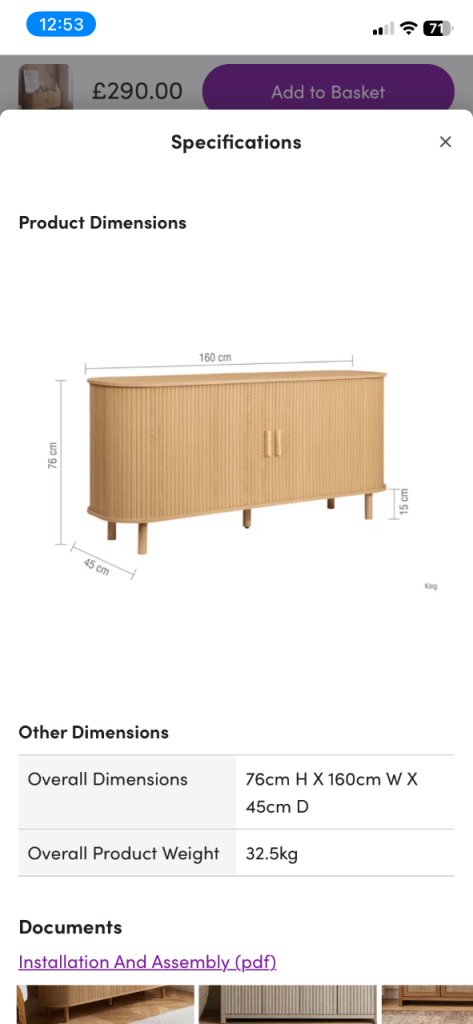  Brand New Wayfair Sideboard