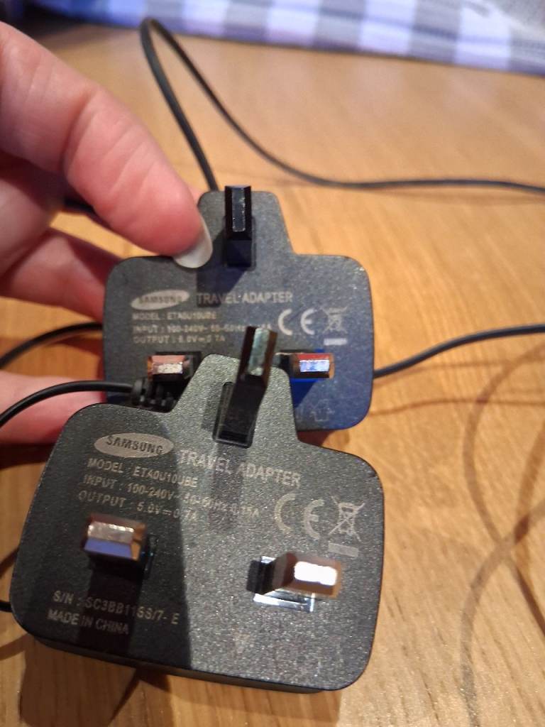 2 micro USB chargers