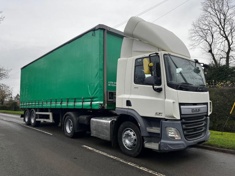2015 DAF CF 75.370 TRACTOR UNIT AND LAWRENCE DAVID CURTAIN SIDER TRAILER