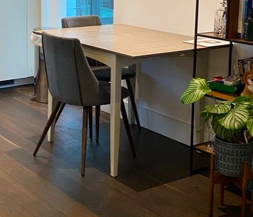 Small John Lewis dining table seats 4-6