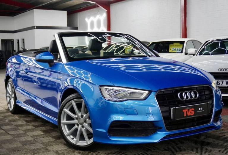2015 Audi A3 Cabriolet 1.4 TFSI CoD S line Convertible 2dr Petrol Manual Euro 6 (s/s) (150 ps) Co...