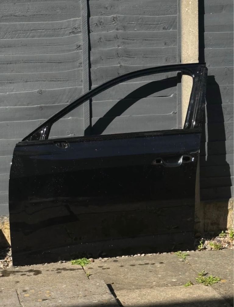 Audi A6 C8 (2019-2024) Passenger Front Door Bare - Black