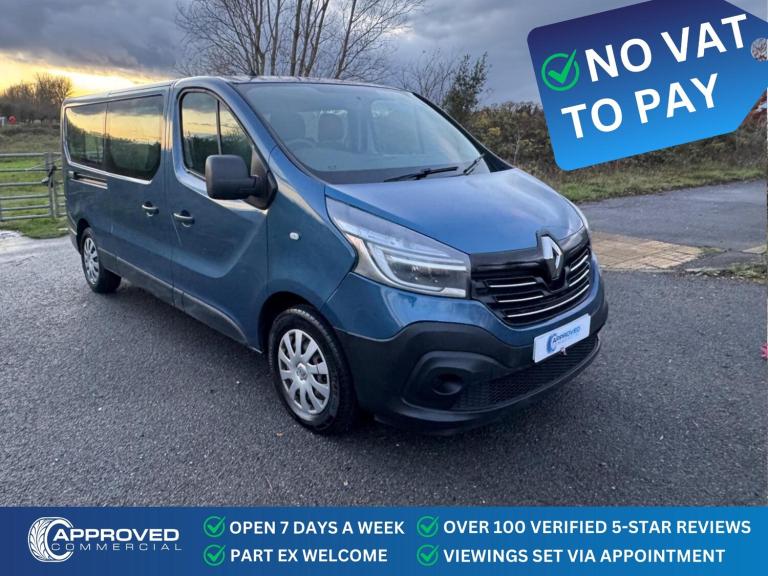 2020 Renault Trafic (70) NO VAT! 9 SEATER MINIBUS LL30 LWB 2.0 DCI 145 BUSINESS ENERGY EURO 6 MPV...