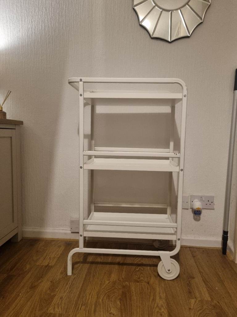 Metal trolley - unfinished bar cart upcycle project