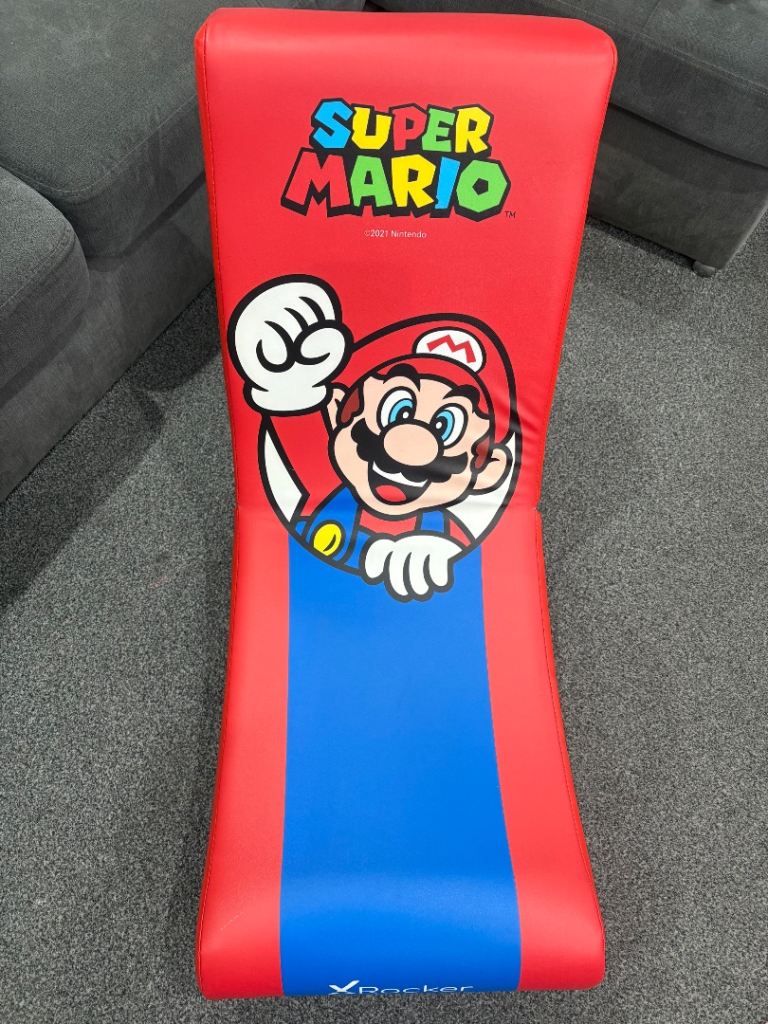 X Rocker Super Mario Floor Rocker Gaming Chair – As Good As New