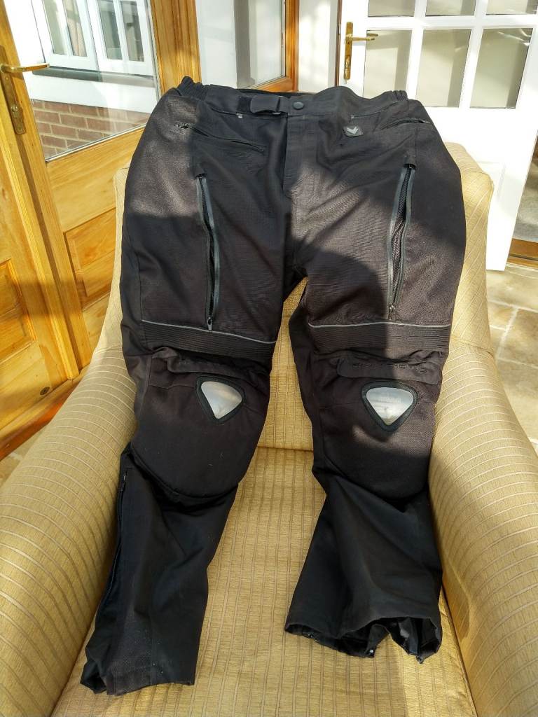 Textile Armoured W/Proof Motorcycling Trousers by Frank Thomas