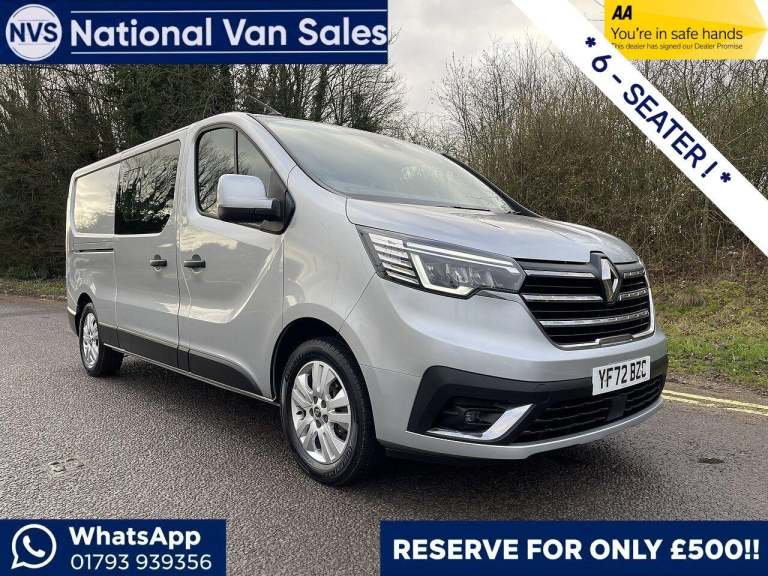 2022 Renault Trafic 2.0 dCi Blue LL30 Sport Crew Van L2 H1 Euro 6 (s/s) 6dr WINDOW VAN Diesel Manual