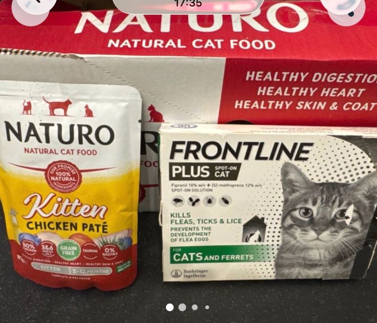 Frontline Flea Treatment Plus & Chicken Pâté Food