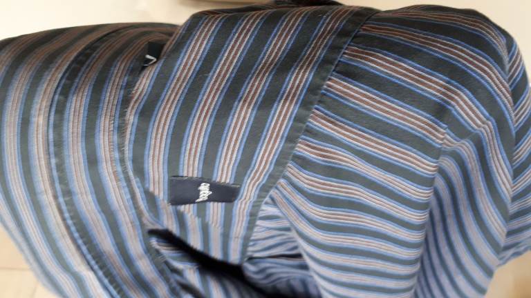 Mens Italian Bagutta Shirt Size 16 Collar