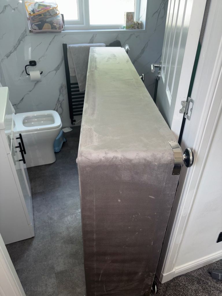 Single bed frame with matching headboard. 2 years old, good condition