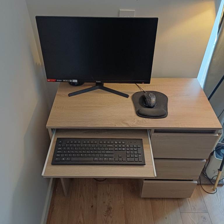Office/Workspace Desk with Drawers 90x45
