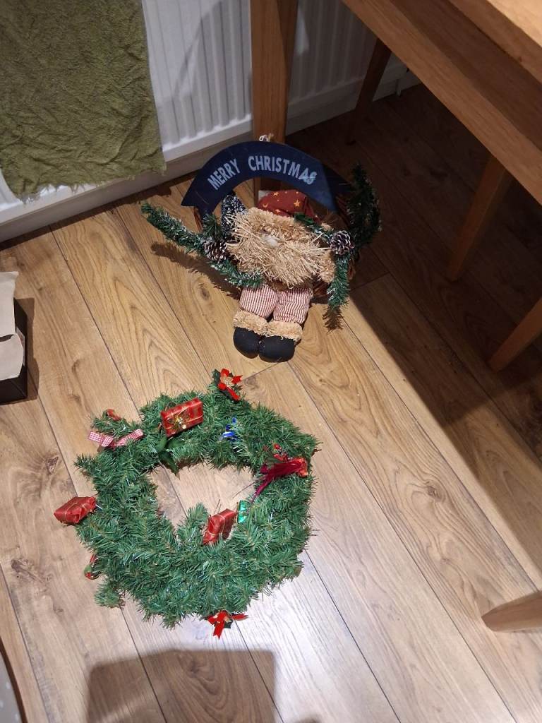 2 xmas door decorations 