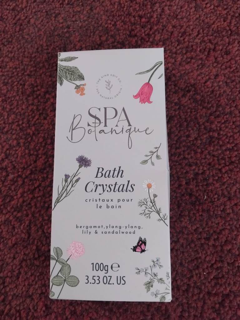 SPA Botanique Bath Crystals - Bergamot, Ylang-Ylang, Lily & Sandalwood, 100g