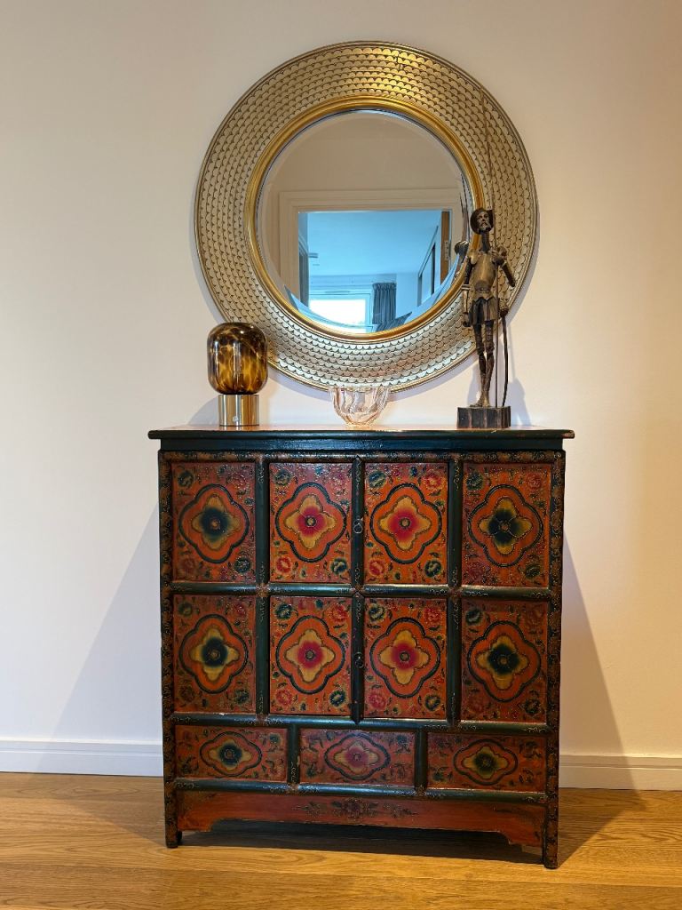 Vintage Asian Cabinet- Character, Craft and Charm