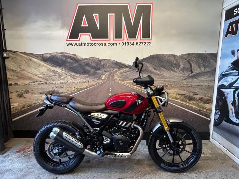 TRIUMPH SCRAMBLER 400X 2024 MOTORCYCLE, 2K MILES, EXCELLENT CONDITION, 1 OWNER