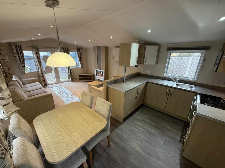 2 Bed Willerby Static Caravan - DG, CH, Patio Doors - Offsite, Own Land, Farms
