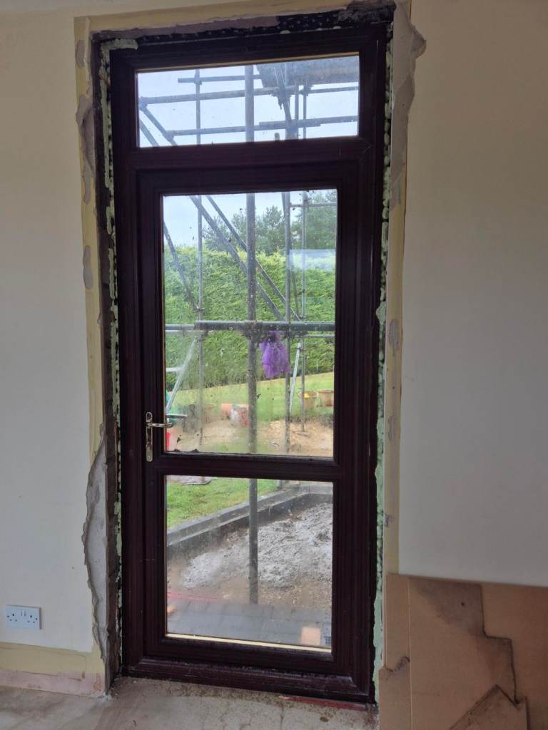 UPVC Door, Frame & Fanlight