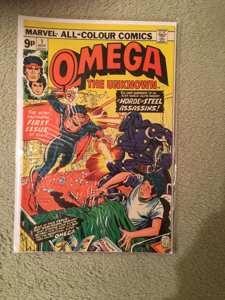 Omega #1 1975 Marvel comic original 