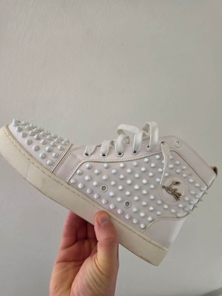 Excellent condition red sole trainers 
