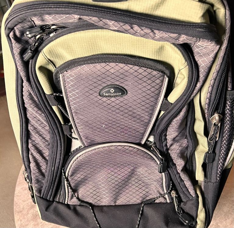 Samsonite Backpack Suitcase – Multicoloured, Good Condition