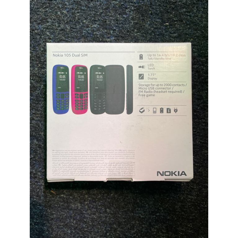 Nokia 105 Dual sim  Black 