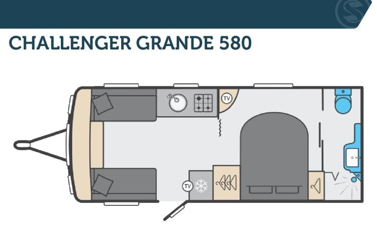 Swift Challenger Grande 580, NEW 2026 Touring Caravan