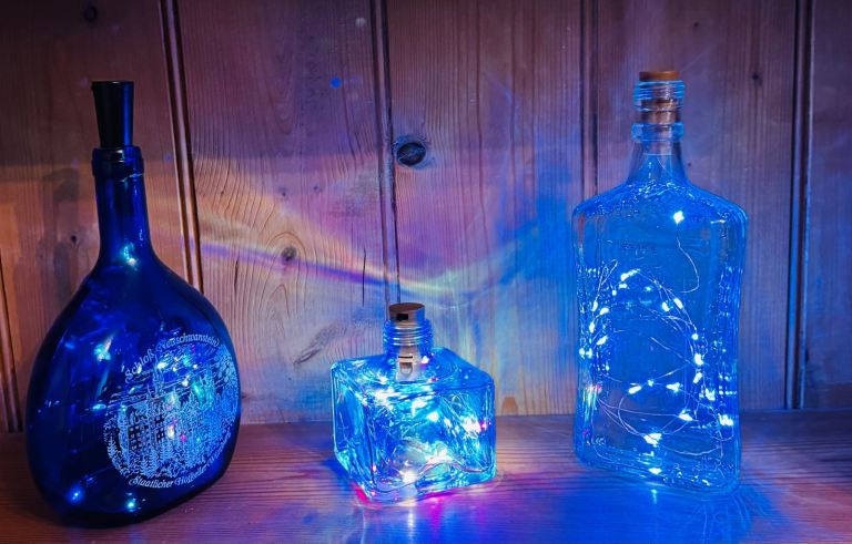 TRIO of Light bottles 