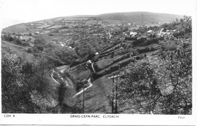 Graig-Cefn-Parc Clydach postcard, used condition. £30. Pontardawe Swansea valley Clydach.